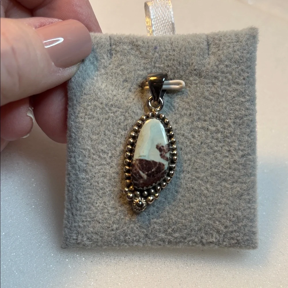 Golden hills turquoise pendant - Picture 4 of 6